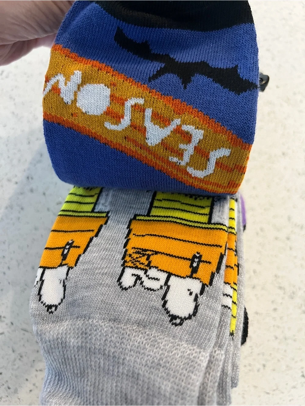 Peanuts Halloween Crew socks 6 pack with Snoopy 6-12